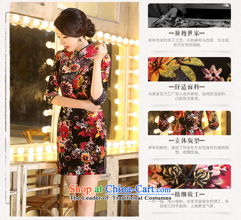 Yuan of years 2015 China wind cheongsam dress fall inside the new improved cheongsam dress with older qipao mother Stylish retro ZA3R01 picture color S picture, prices, brand platters! The elections are supplied in the national character of distribution, so action, buy now enjoy more preferential! As soon as possible.