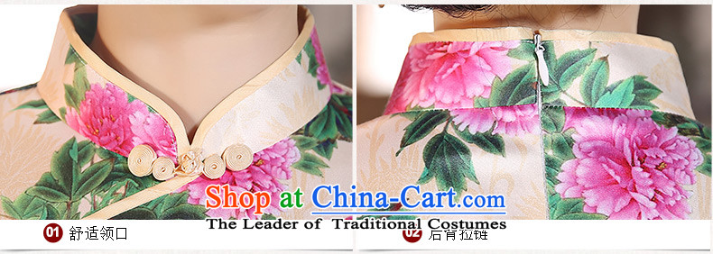 Yuan of the Paralympics 2015 retro style qipao skirt autumn load improved Stylish retro cheongsam dress in cuff ZA3G04 qipao picture color Ms. XL Photo, prices, brand platters! The elections are supplied in the national character of distribution, so action, buy now enjoy more preferential! As soon as possible.