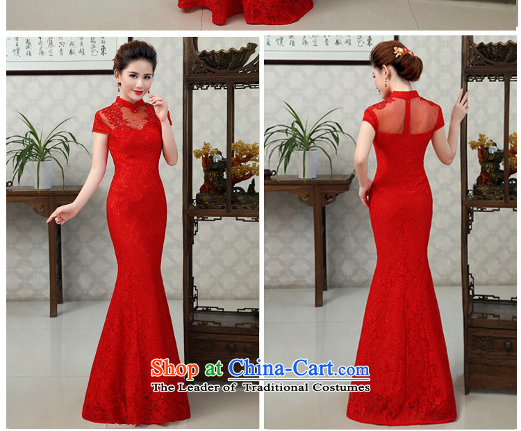 In 2015 the new Marriage friends qipao gown lace Bridal Services Improved retro bows crowsfoot Sau San long evening dresses fall new M 2 feet pictures code waistline, prices, brand platters! The elections are supplied in the national character of distribution, so action, buy now enjoy more preferential! As soon as possible.