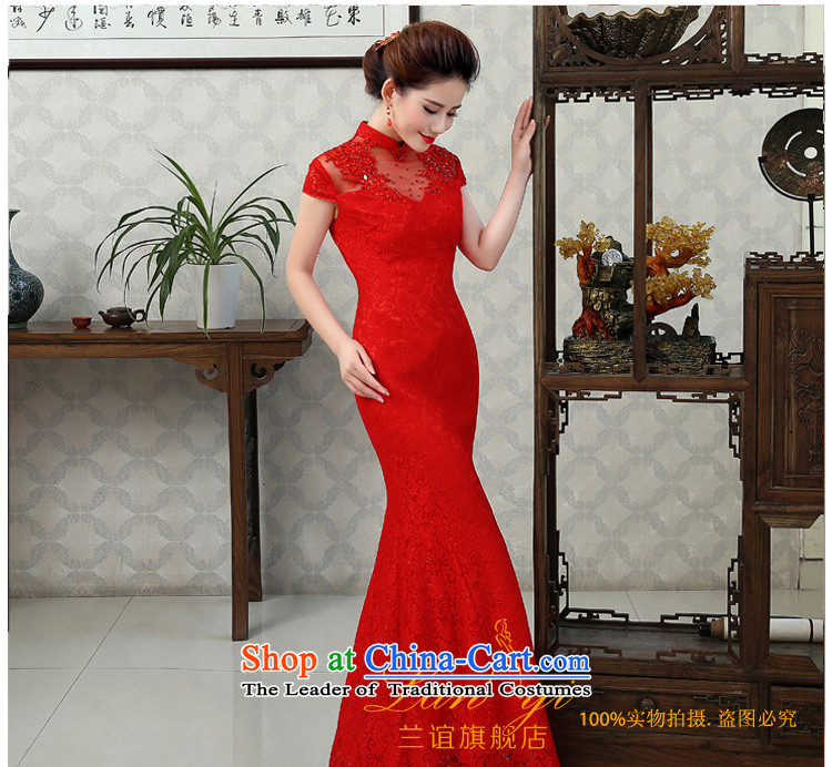 In 2015 the new Marriage friends qipao gown lace Bridal Services Improved retro bows crowsfoot Sau San long evening dresses fall new M 2 feet pictures code waistline, prices, brand platters! The elections are supplied in the national character of distribution, so action, buy now enjoy more preferential! As soon as possible.