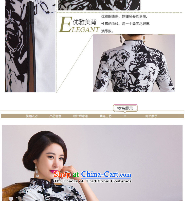 Find the new 2015 Sophie autumn and winter female collar 7 cuff ink stamp cheongsam dress improved dresses Figure 2XL color pictures, prices, brand platters! The elections are supplied in the national character of distribution, so action, buy now enjoy more preferential! As soon as possible.