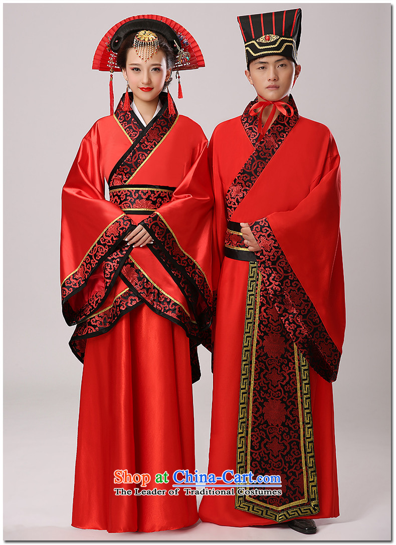 Time Syrian ancient clothing marriage marriage solemnisation Han Dynasty to the Tang Dynasty Gwi-third country will transpose the queen's Han-Women's ancient Chinese bride marriage solemnisation female couple kit is suitable for code floor 160-175cm picture, prices, brand platters! The elections are supplied in the national character of distribution, so action, buy now enjoy more preferential! As soon as possible.