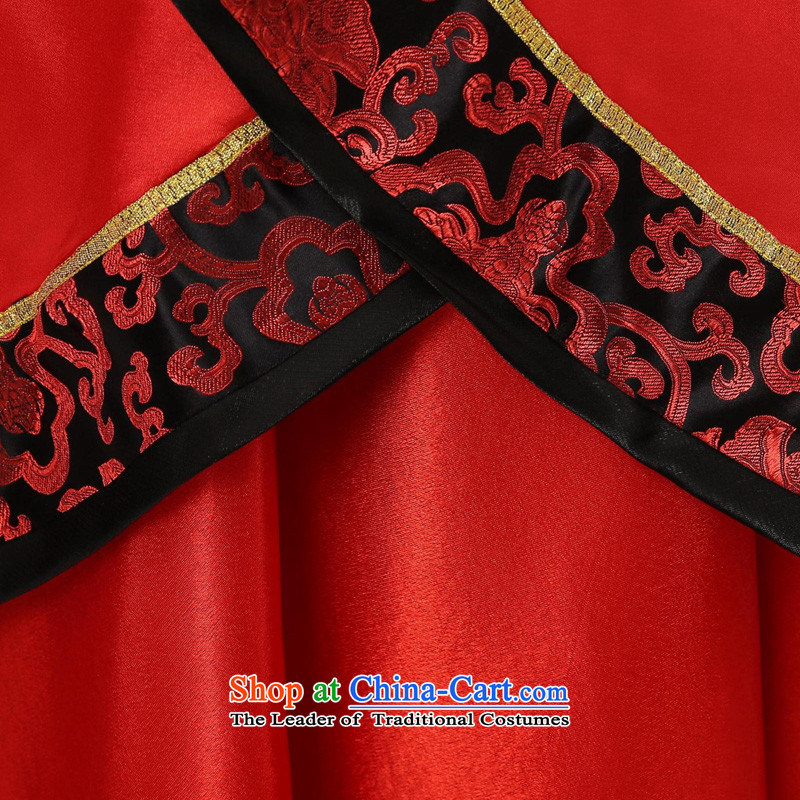Time Syrian ancient clothing marriage marriage solemnisation Han Dynasty to the Tang Dynasty Gwi-third country will transpose the queen's Han-Women's ancient Chinese bride marriage solemnisation female couple kit is suitable for code floor 160-175cm, time