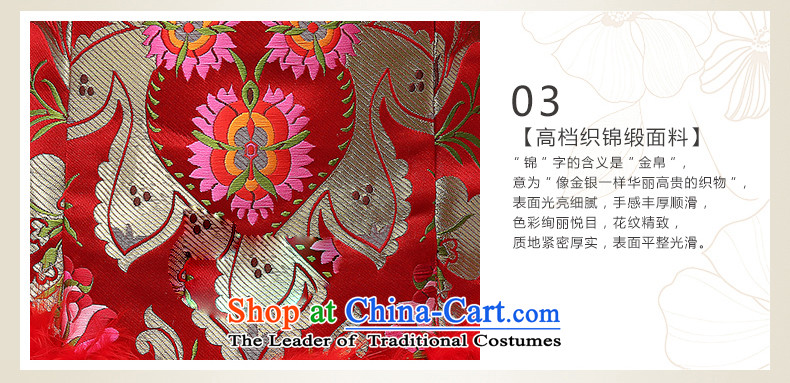 Marriages qipao skirt red long drink service new autumn and winter Chinese Dress retro-lint-free long-sleeved red XXXL made does not allow for pictures, prices, brand platters! The elections are supplied in the national character of distribution, so action, buy now enjoy more preferential! As soon as possible.