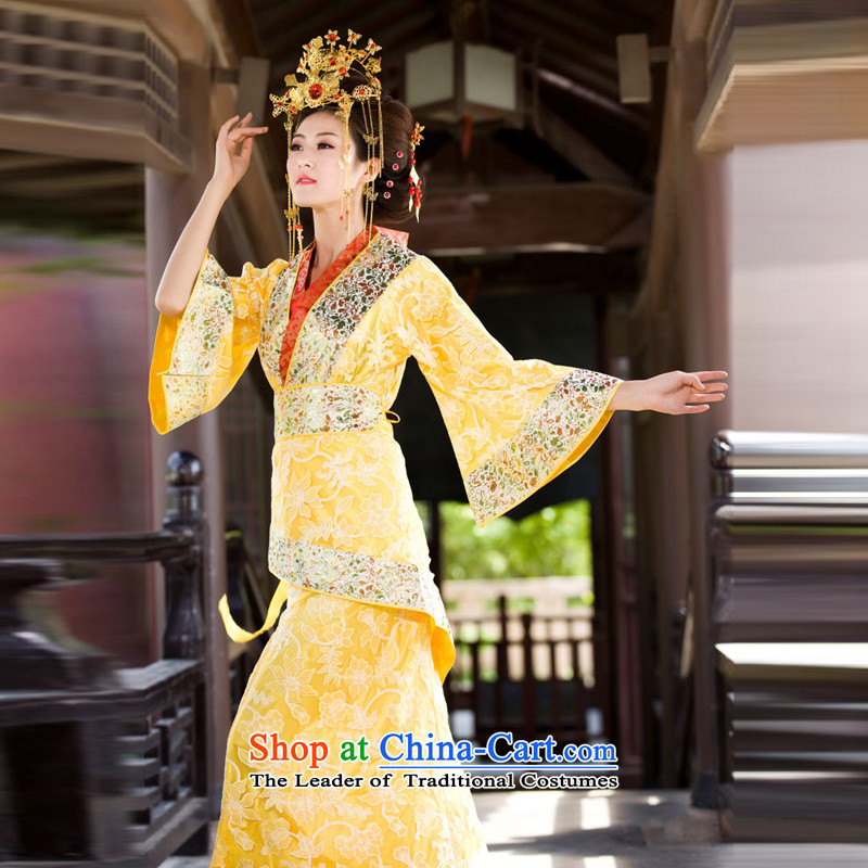 Time Syrian costume Tang Dynasty Gwi-load clothing fairies skirt will affect photographic portrait ancient theatrical services Han-Chinese clothing pink picture, prices, brand platters! The elections are supplied in the national character of distribution, so action, buy now enjoy more preferential! As soon as possible.
