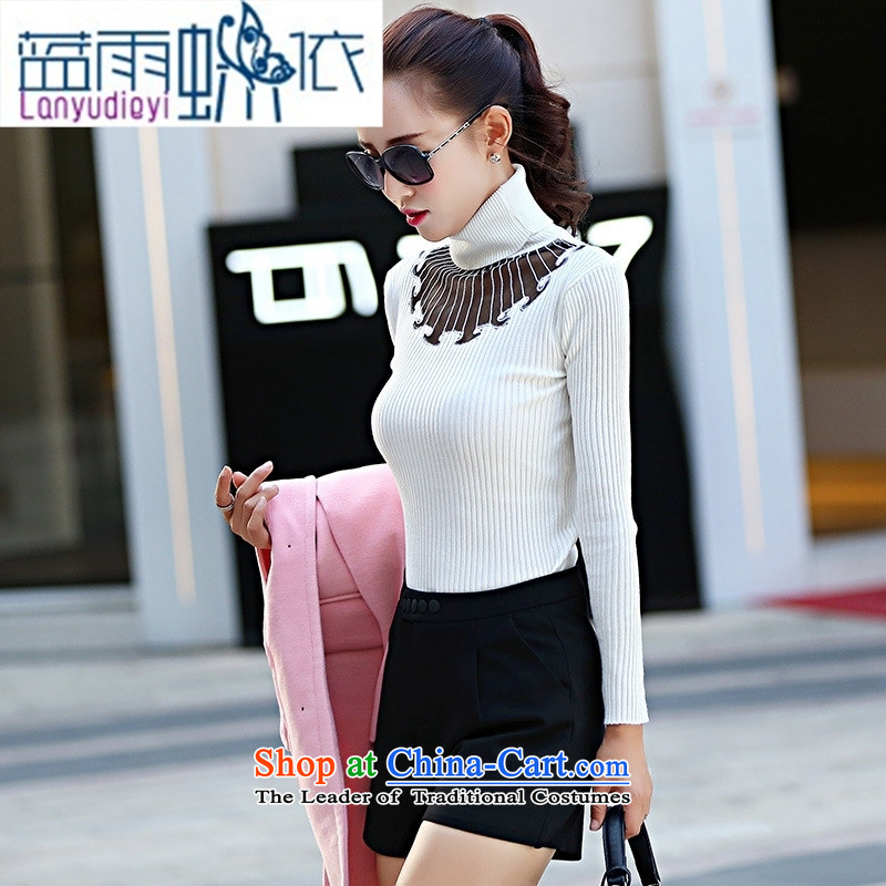 Ya-ting shop 2015 Fall/Winter Collections of new products Korean ladies' pants with two-piece BXMTZ8105 Lung White XL, blue rain butterfly according to , , , shopping on the Internet