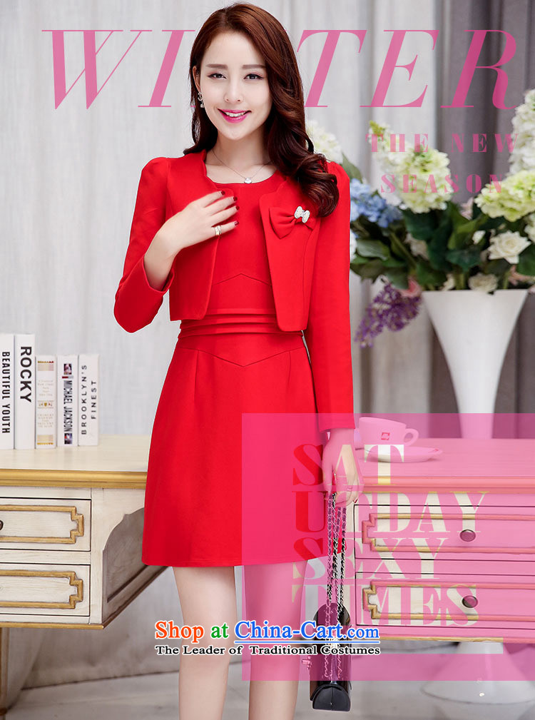 Ya-ting shop 2015 Fall/Winter Collections of new products Korean women's dresses two kits BAMS9035 lung red pictures, prices, XL brand platters! The elections are supplied in the national character of distribution, so action, buy now enjoy more preferential! As soon as possible.