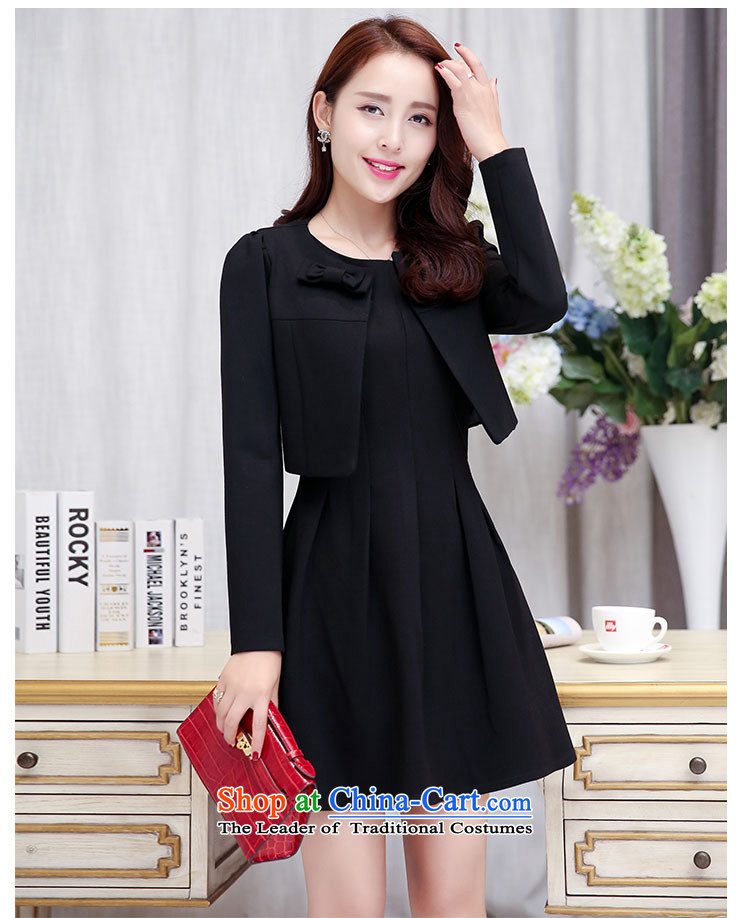 Ya-ting shop 2015 Fall/Winter Collections of new products Korean women's dresses two kits BAMS9033 black XXL picture, prices, brand platters! The elections are supplied in the national character of distribution, so action, buy now enjoy more preferential! As soon as possible.