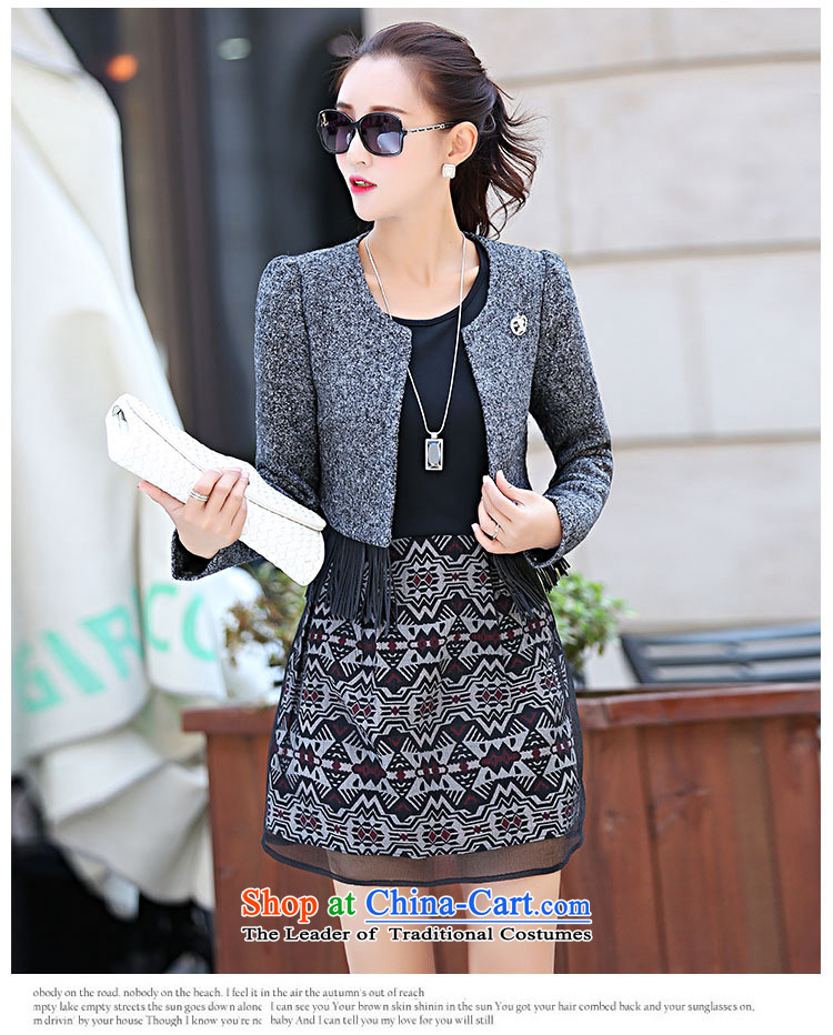 Ms Rebecca Pun stylish shops 2015 winter clothing new products Korean female elegant dress with two kits BSYG6167 lung picture color pictures, prices, XXL brand platters! The elections are supplied in the national character of distribution, so action, buy now enjoy more preferential! As soon as possible.