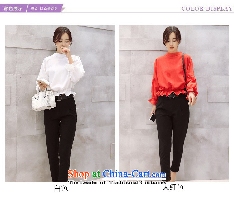 Ya-ting shop 2015 Fall/Winter Collections of new products Korean ladies' pants with two-piece BXMTZ9952 Longda Red + Black L picture, prices, brand platters! The elections are supplied in the national character of distribution, so action, buy now enjoy more preferential! As soon as possible.