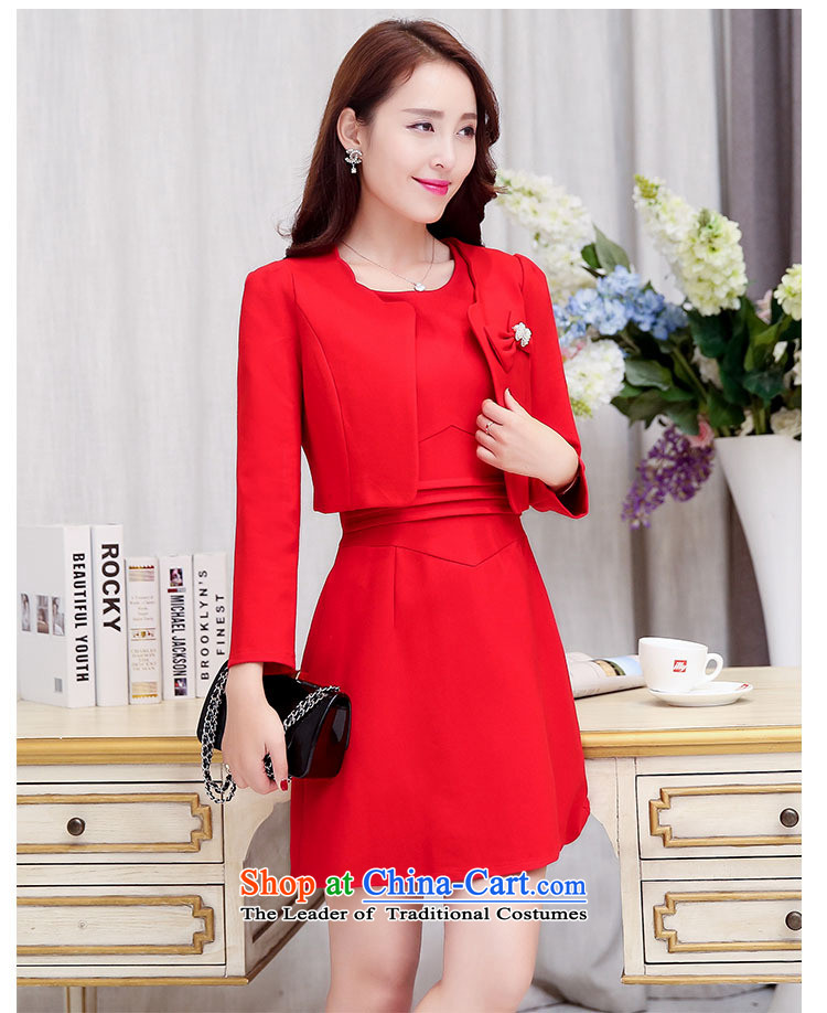 Ms Rebecca Pun stylish shops 2015 Fall/Winter Collections of new products Korean women's dresses two kits BAMS9035 dragon red and black XL Photo, prices, brand platters! The elections are supplied in the national character of distribution, so action, buy now enjoy more preferential! As soon as possible.