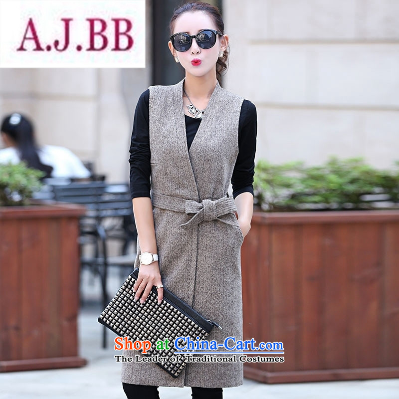 Ms Rebecca Pun stylish shops 2015 winter clothing new products Korean female vest jacket in two kits BSYG6163 Dragon Lady M,A.J.BB,,, light shopping on the Internet