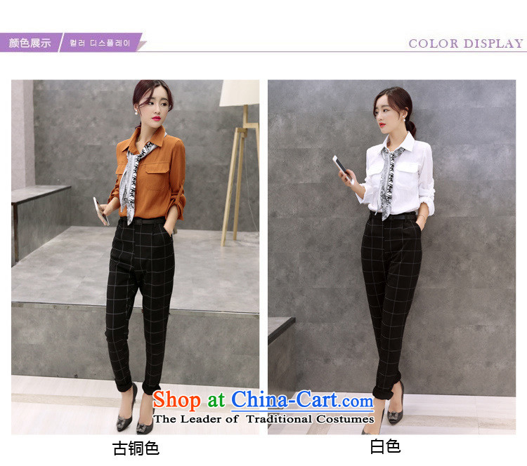 Ya-ting shop 2015 Fall/Winter Collections of new products Korean ladies' pants with two-piece BXMTZ9953 Lung White + Black XL Photo, prices, brand platters! The elections are supplied in the national character of distribution, so action, buy now enjoy more preferential! As soon as possible.