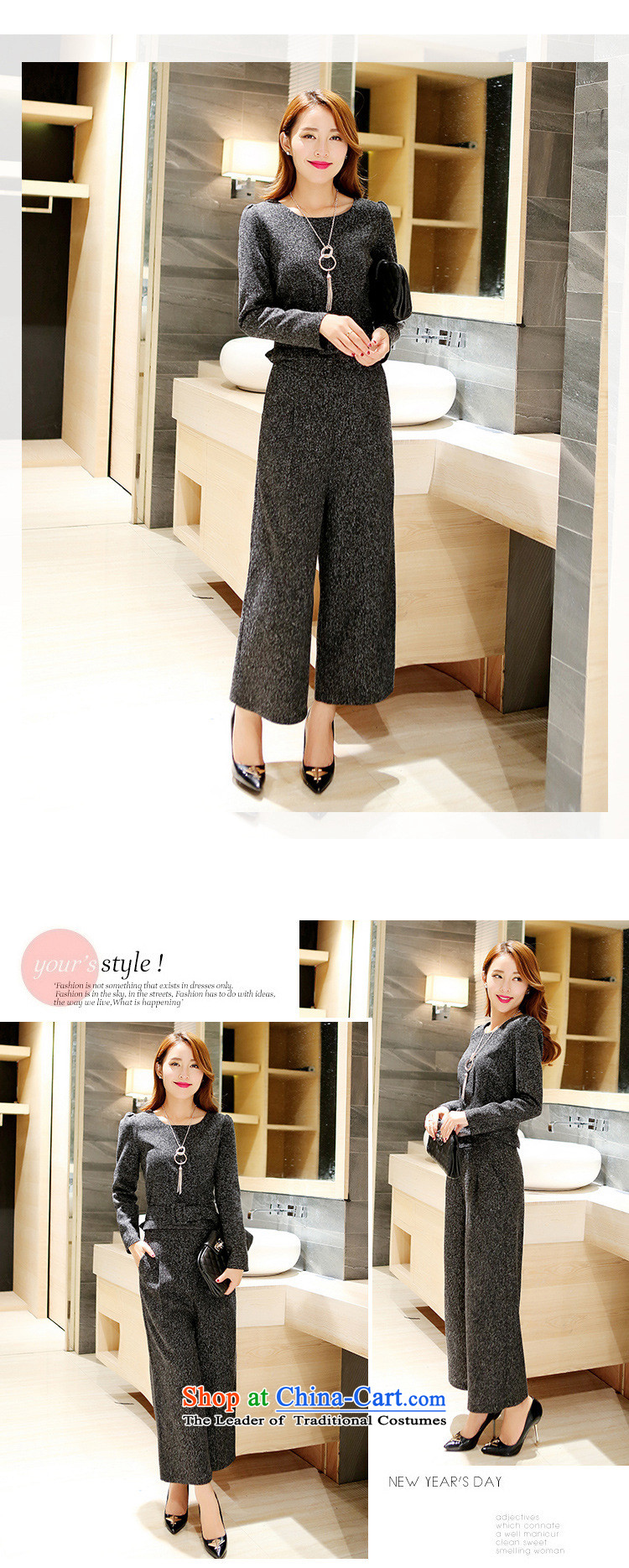 Ya-ting shop 2015 new products fall Korean female trend pants two kits with Hang Lung BYBE109 GRAY S picture, prices, brand platters! The elections are supplied in the national character of distribution, so action, buy now enjoy more preferential! As soon as possible.