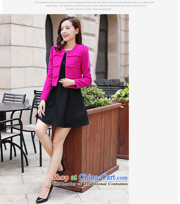 Ya-ting shop 2015 winter clothing new products Korean women's stylish dress with two kits AXPHA808 dragon bright red XXL picture, prices, brand platters! The elections are supplied in the national character of distribution, so action, buy now enjoy more preferential! As soon as possible.