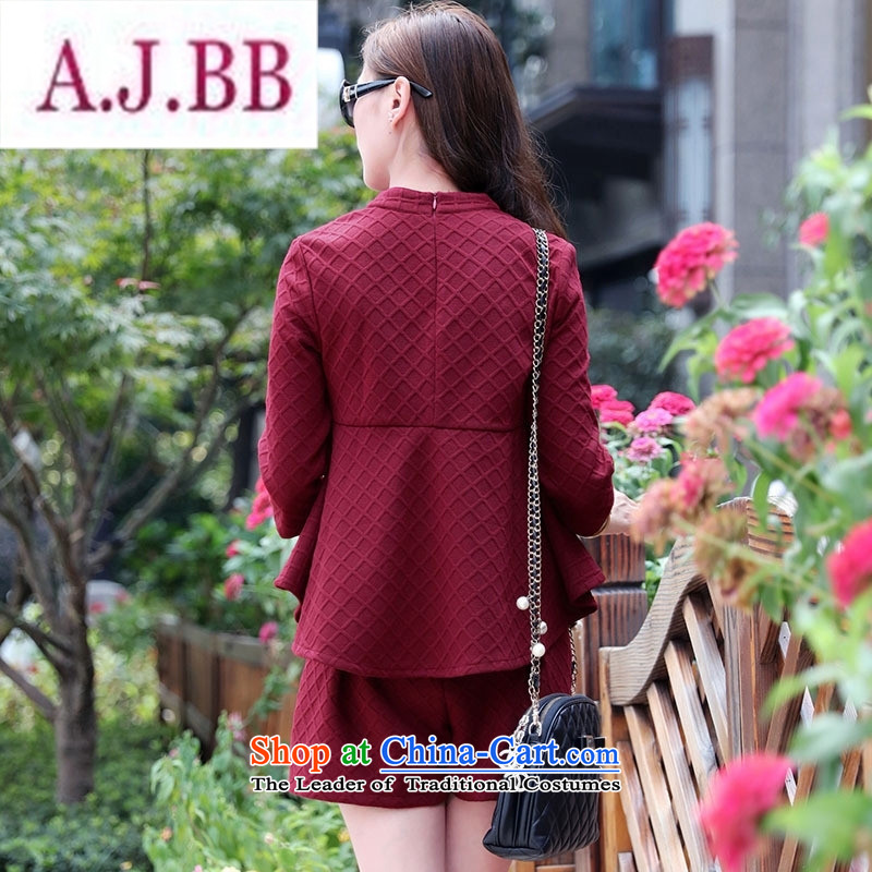 Ms Rebecca Pun stylish shops 2015 winter clothing new product version Korea ladies' pants with two-piece with Hang Lung BSYG6179 RED L,A.J.BB,,, shopping on the Internet