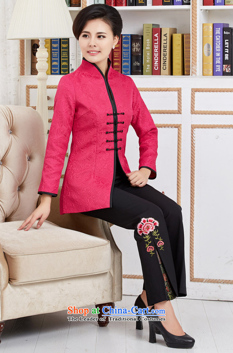 Ms Rebecca Pun and fashion boutiques in Tang Dynasty windbreaker long spring and autumn in older women's clothes with her mother Chinese improved jacket red L picture, prices, brand platters! The elections are supplied in the national character of distribution, so action, buy now enjoy more preferential! As soon as possible.