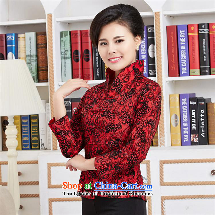 Ms Rebecca Pun stylish shops in old age for women during the spring and autumn MOM Pack Ms. Tang blouses wedding-dress birthday with Chinese improved retro jacket red XXL picture, prices, brand platters! The elections are supplied in the national character of distribution, so action, buy now enjoy more preferential! As soon as possible.