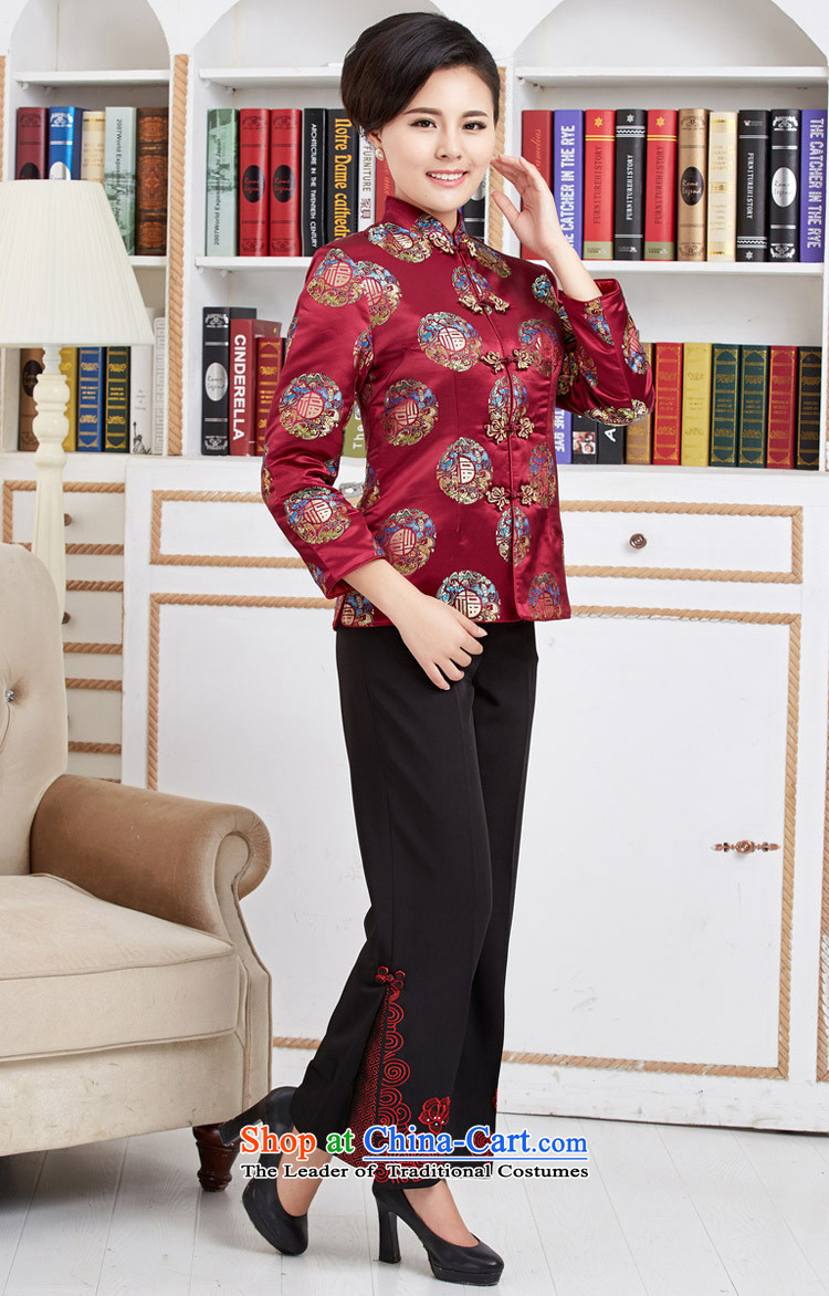 Ya-ting shop 2015 Autumn replacing winter clothing new products of older men and women and replace Tang dynasty birthday made old grandma couples Soo-jacket with red stripes L picture, prices, brand platters! The elections are supplied in the national character of distribution, so action, buy now enjoy more preferential! As soon as possible.