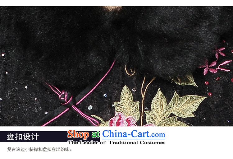 The aristocratic oriental 2015 new winter day-improved cheongsam dress flowers on the drawer units embroidery cheongsam 344616 Black XL Photo, prices, brand platters! The elections are supplied in the national character of distribution, so action, buy now enjoy more preferential! As soon as possible.
