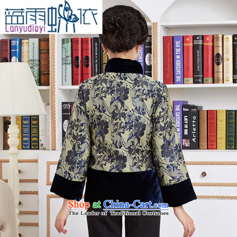 Ya-ting Tang dynasty shop fashionable mother coat in Tang Dynasty older ãþòâ blue , L, a mother rain butterfly according to , , , shopping on the Internet