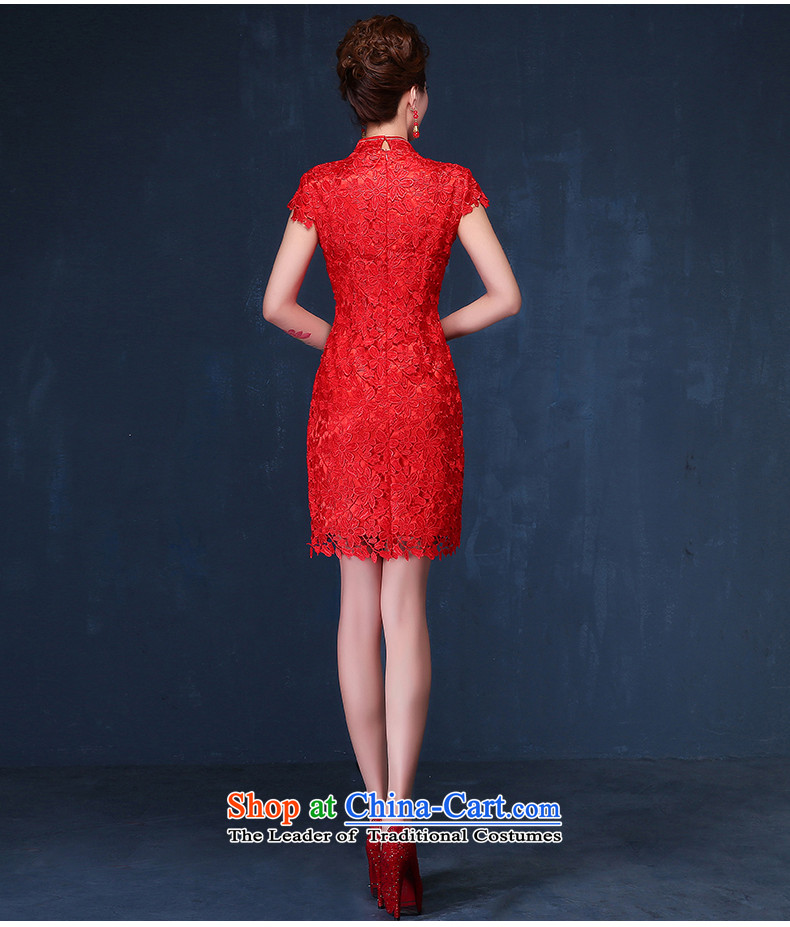 Time Syrian brides qipao 2015 new marriage services fall short of the bows red lace retro improved Chinese qipao gown video thin images, prices, XXL brand platters! The elections are supplied in the national character of distribution, so action, buy now enjoy more preferential! As soon as possible.