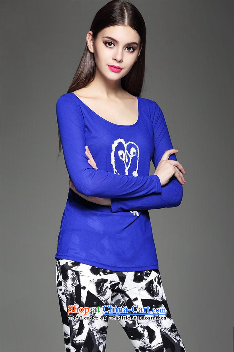 The main European site autumn and winter female new stylish heavy industry stereo animals stamp Sau San video thin blue shirt wild XL Photo, prices, brand platters! The elections are supplied in the national character of distribution, so action, buy now enjoy more preferential! As soon as possible.