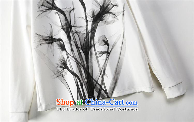 The main European site autumn and winter new women's western modern, unobtrusive styling stamp Sau San wild shirt white L picture, prices, brand platters! The elections are supplied in the national character of distribution, so action, buy now enjoy more preferential! As soon as possible.