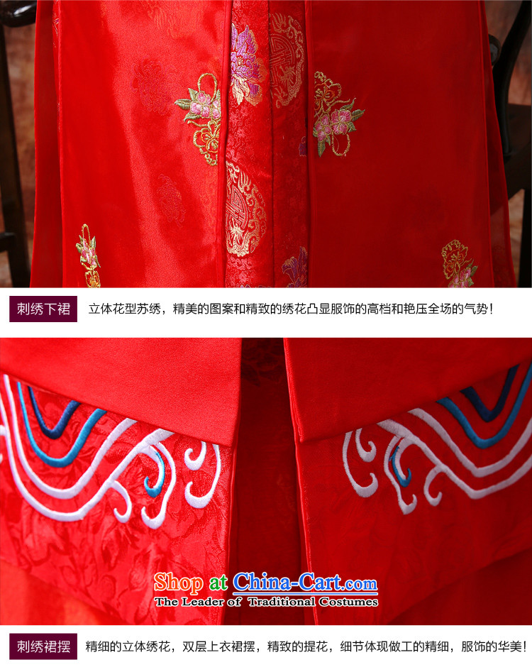 Martin Taylor autumn and winter New Sau Wo Service bridal dresses toasting champagne Chinese style wedding services retro fitted cheongsam embroidery dragon use the wedding dress RED M picture, prices, brand platters! The elections are supplied in the national character of distribution, so action, buy now enjoy more preferential! As soon as possible.