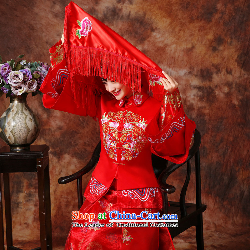 Martin Taylor autumn and winter New Sau Wo Service bridal dresses toasting champagne Chinese style wedding services retro fitted cheongsam embroidery longfeng use RED M Taylor wedding gown TAILEMARTIN Martin () , , , shopping on the Internet