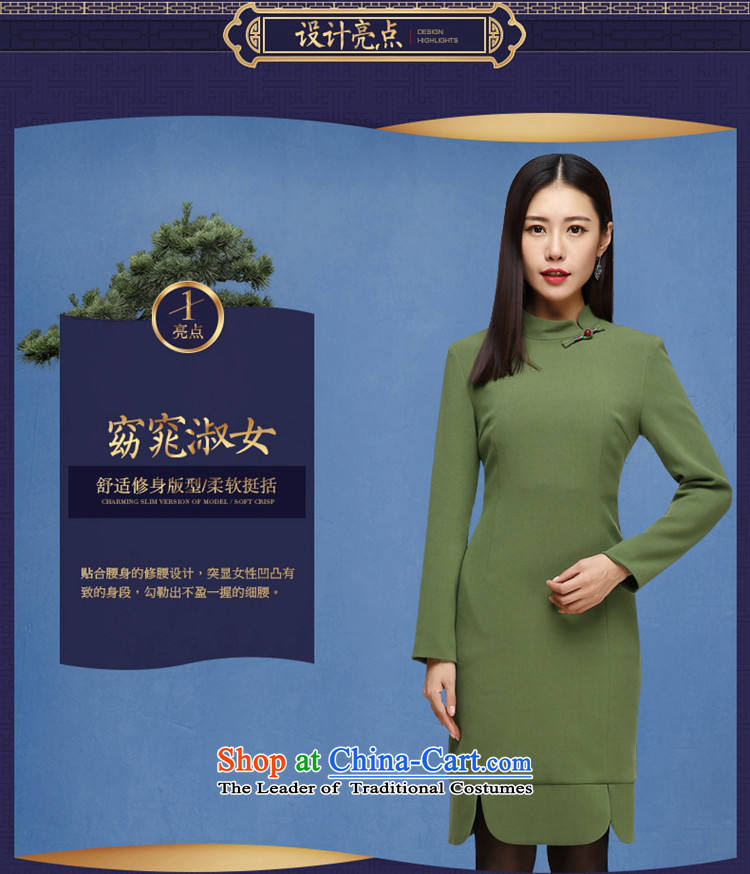 No. of Ramadan improved qipao Tang dresses 2015 new autumn and winter in long retro style qipao and long-sleeved cheongsam dress map color XL Photo, prices, brand platters! The elections are supplied in the national character of distribution, so action, buy now enjoy more preferential! As soon as possible.