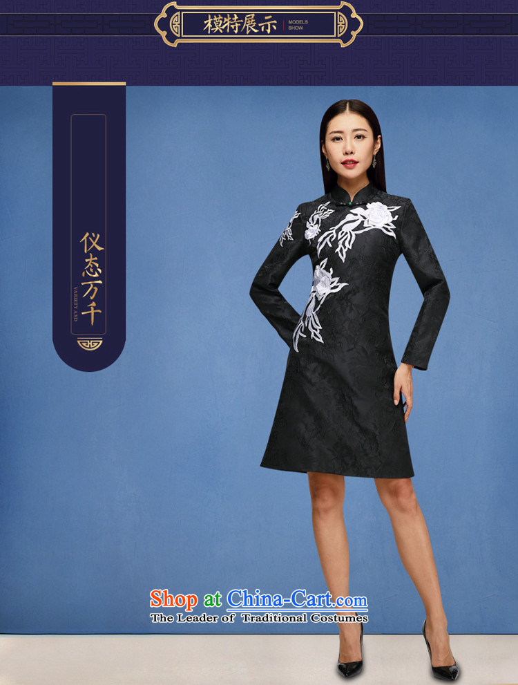 No. of Ramadan long-sleeved cheongsam dress Tang 2015 new products fall, improved cheongsam dress map color M brand, prices, picture platters! The elections are supplied in the national character of distribution, so action, buy now enjoy more preferential! As soon as possible.