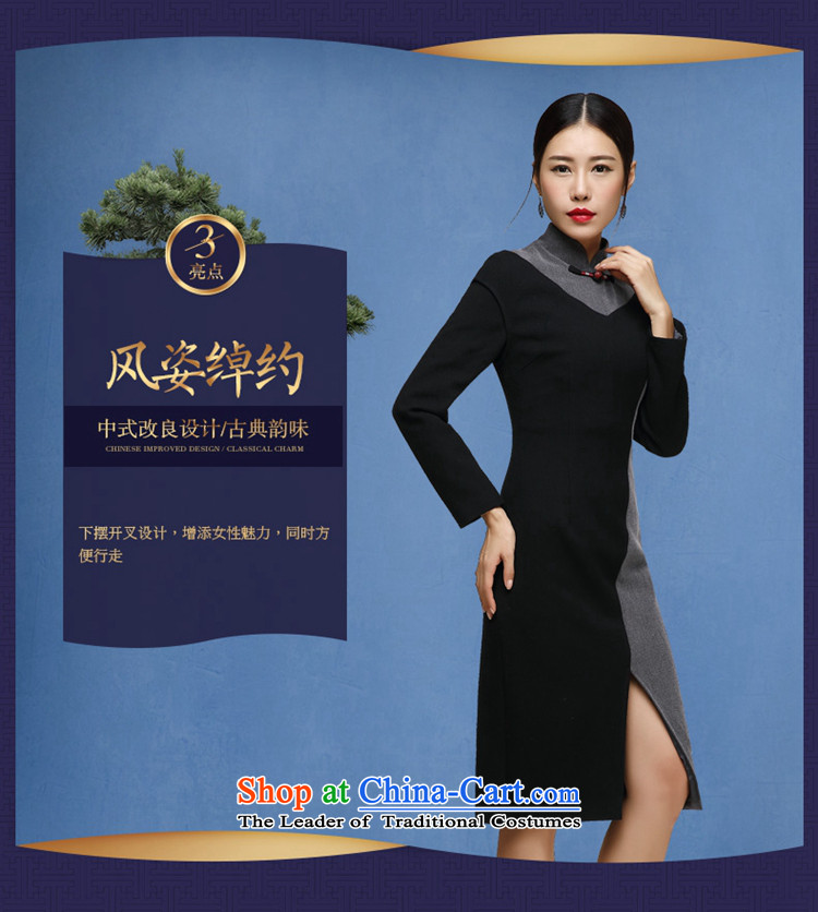No. of autumn and winter qipao Tang Ramadan 2015 Ms. new long-sleeved retro cheongsam dress map color M brand, prices, picture platters! The elections are supplied in the national character of distribution, so action, buy now enjoy more preferential! As soon as possible.