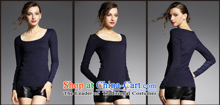 The main new) Autumn 2015 Pressure folds round-neck collar long-sleeved shirt minimalist wild for women multi-color optional YN11026 RED XL Photo, prices, brand platters! The elections are supplied in the national character of distribution, so action, buy now enjoy more preferential! As soon as possible.