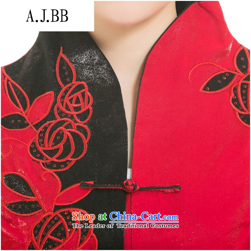 *The hotel is close to shops of overalls autumn teahouse restaurant workers working dress tea technician Tang dynasty women's long-sleeved red red L,A.J.BB,,, shopping on the Internet