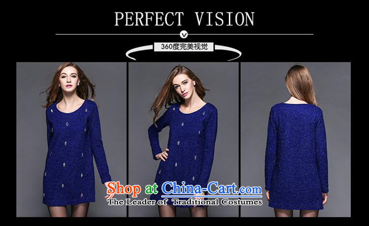 Secretary for Europe and trendy shops involved * larger fall 2015 new) Silver Wire loose video thin Drop-Needle LS dresses XXXL Blue Photo, prices, brand platters! The elections are supplied in the national character of distribution, so action, buy now enjoy more preferential! As soon as possible.