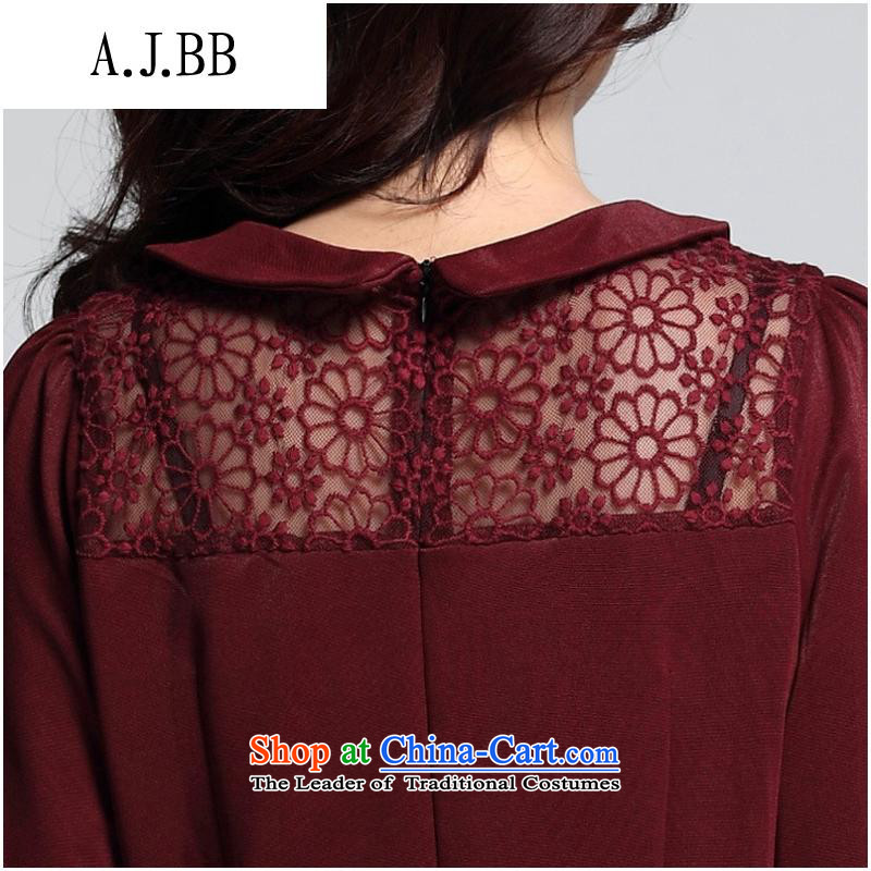 And involved shops new products *2015 Choo Won Edition to increase the number of Sau San video thin long-sleeved dresses red XL,A.J.BB,,, shopping on the Internet