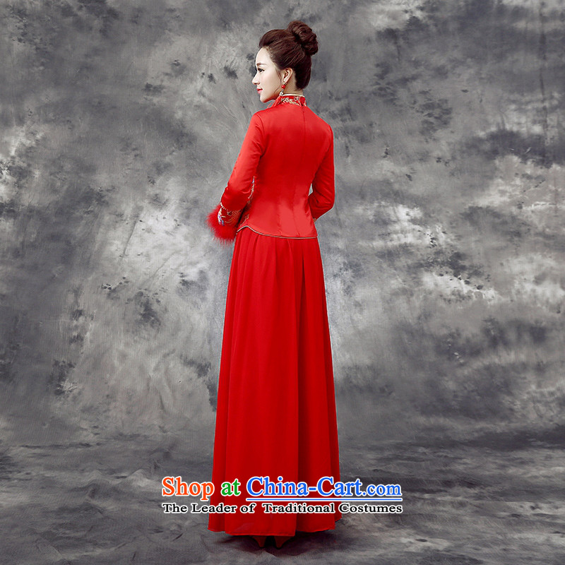The leading edge of the days of the wedding dresses 2015 Fall/Winter Collections new bride bows services improved qipao 861 plus cotton plus gross M 2.0 ft waistline, dream of certain days , , , shopping on the Internet