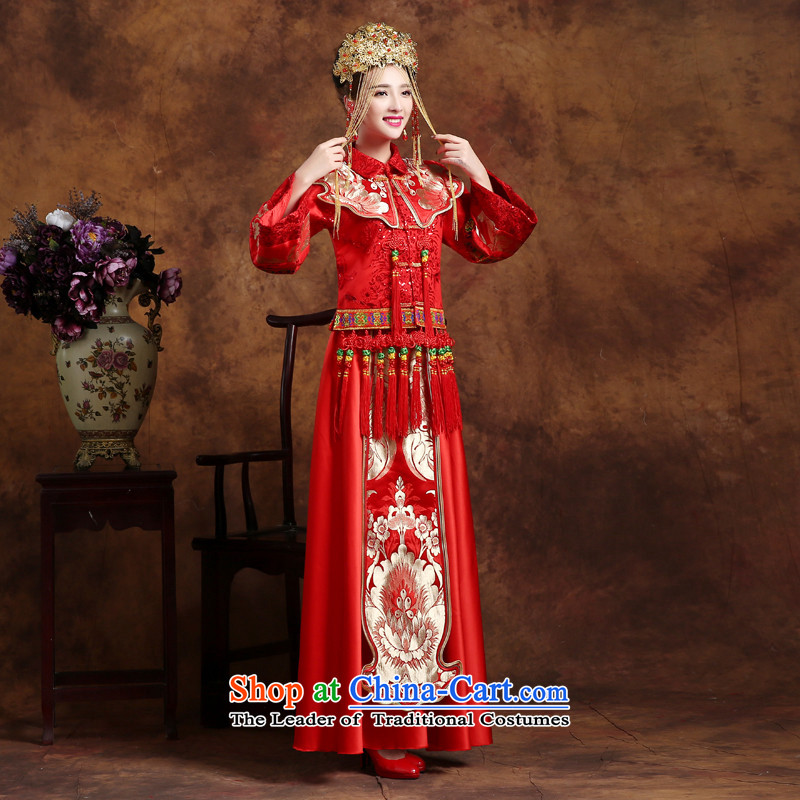 In accordance with the China-soo, Love Wo Service Bridal Chinese wedding costume retro qipao bows services services use skirt-soo-Hi wo service wedding dress the traditional winter longfeng use AFC Champions Bangladesh previous Popes are placed Bong-weddi