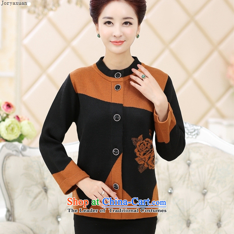 Web soft trappings of older women Fall/Winter Collections gross jacket mother load? knitting cardigan long-sleeved sweater older persons Thick Purple 110 Cheuk-yan xuan ya (joryaxuan) , , , shopping on the Internet