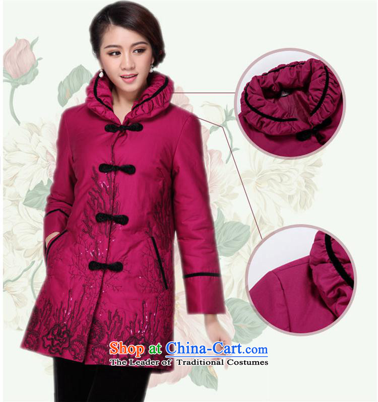 * The new clothes shops and involved, of ethnic Tang Dynasty Ms. stylish autumn and winter coat cotton coat in the Chinese long robe jacket of red L picture, prices, brand platters! The elections are supplied in the national character of distribution, so action, buy now enjoy more preferential! As soon as possible.