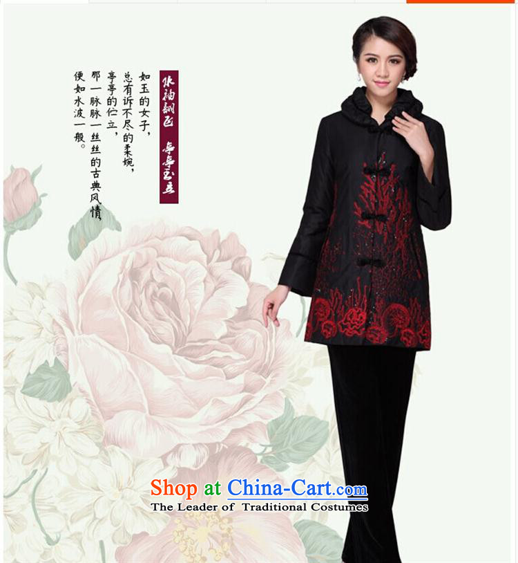 * The new clothes shops and involved, of ethnic Tang Dynasty Ms. stylish autumn and winter coat cotton coat in the Chinese long robe jacket of red L picture, prices, brand platters! The elections are supplied in the national character of distribution, so action, buy now enjoy more preferential! As soon as possible.