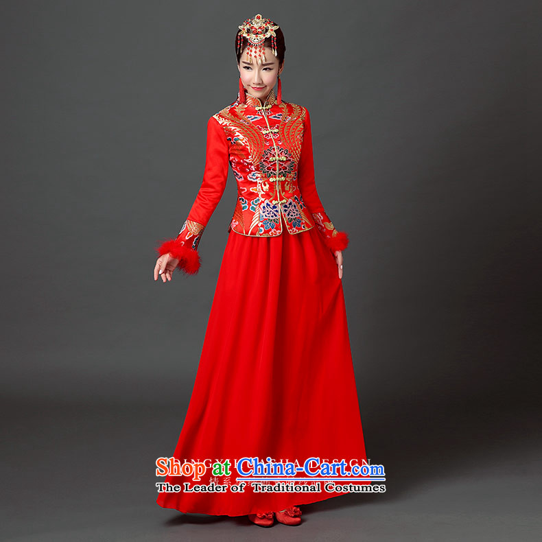 Wedding dress of autumn and winter 2015 new retro embroidery China wind bride bows welcome banquet warm cheongsam wedding dress folder) do size unit does not allow for pictures, prices, brand platters! The elections are supplied in the national character of distribution, so action, buy now enjoy more preferential! As soon as possible.
