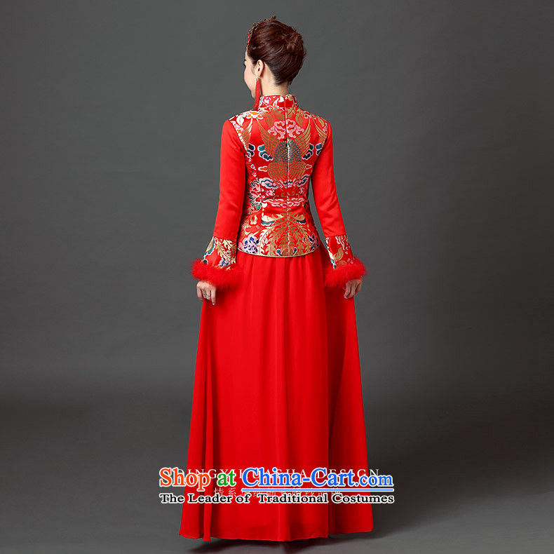 Wedding dress of autumn and winter 2015 new retro embroidery China wind bride bows welcome banquet warm cheongsam wedding dress folder) do size unit does not allow for pictures, prices, brand platters! The elections are supplied in the national character of distribution, so action, buy now enjoy more preferential! As soon as possible.