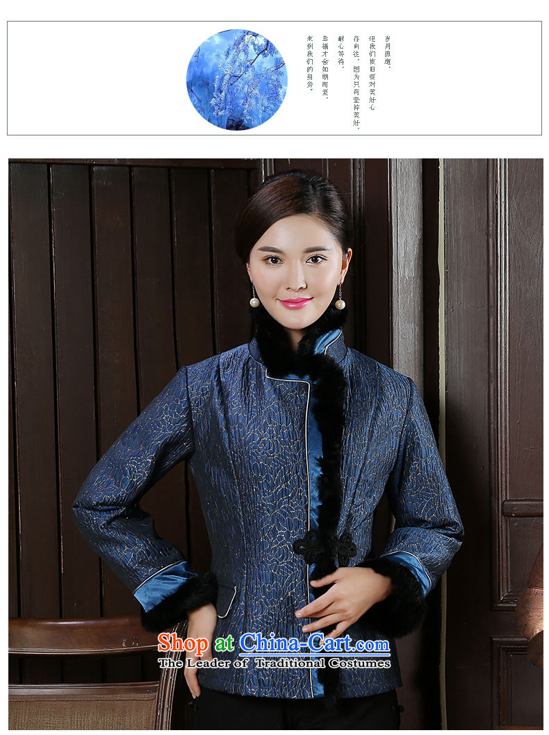 [Sau Kwun Tong] incense Athena autumn and winter 2015 new short, Tang Jacket coat two colors to blue 3XL TC51015 picture, prices, brand platters! The elections are supplied in the national character of distribution, so action, buy now enjoy more preferential! As soon as possible.