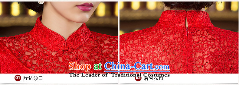 The cross-SA-HI 2015 retro qipao feast autumn replacing bride dress bows to water-soluble lace manually staple bead crowsfoot long skirt improved qipao HY902 RED S picture, prices, brand platters! The elections are supplied in the national character of distribution, so action, buy now enjoy more preferential! As soon as possible.