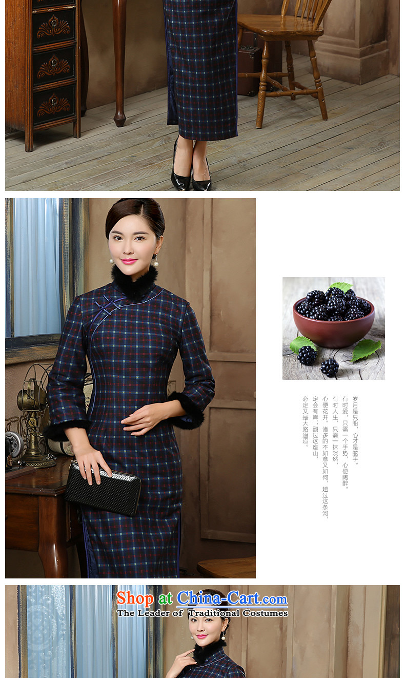 [Sau Kwun Tong] mini-on 2015 autumn and winter new retro latticed warm gross for long qipao QC5903 folder suit XL Photo, prices, brand platters! The elections are supplied in the national character of distribution, so action, buy now enjoy more preferential! As soon as possible.