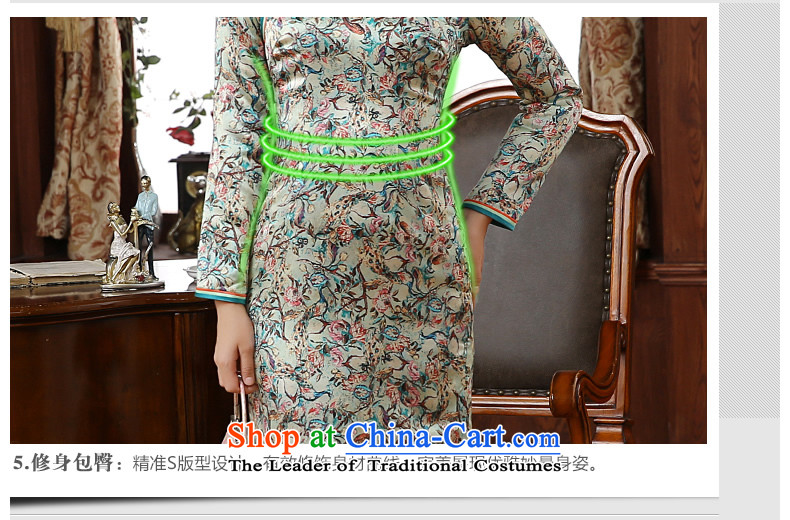 [Sau Kwun Tong] twist of a floral 2015 autumn and winter new upscale silk stylish saika qipao QC51005 folder suit XL Photo, prices, brand platters! The elections are supplied in the national character of distribution, so action, buy now enjoy more preferential! As soon as possible.