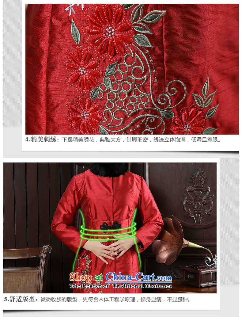 [Sau Kwun Tong] red incense Yue 2015 autumn and winter new exquisite embroidery gross for removable Tang jackets TC51018 RED XL Photo, prices, brand platters! The elections are supplied in the national character of distribution, so action, buy now enjoy more preferential! As soon as possible.