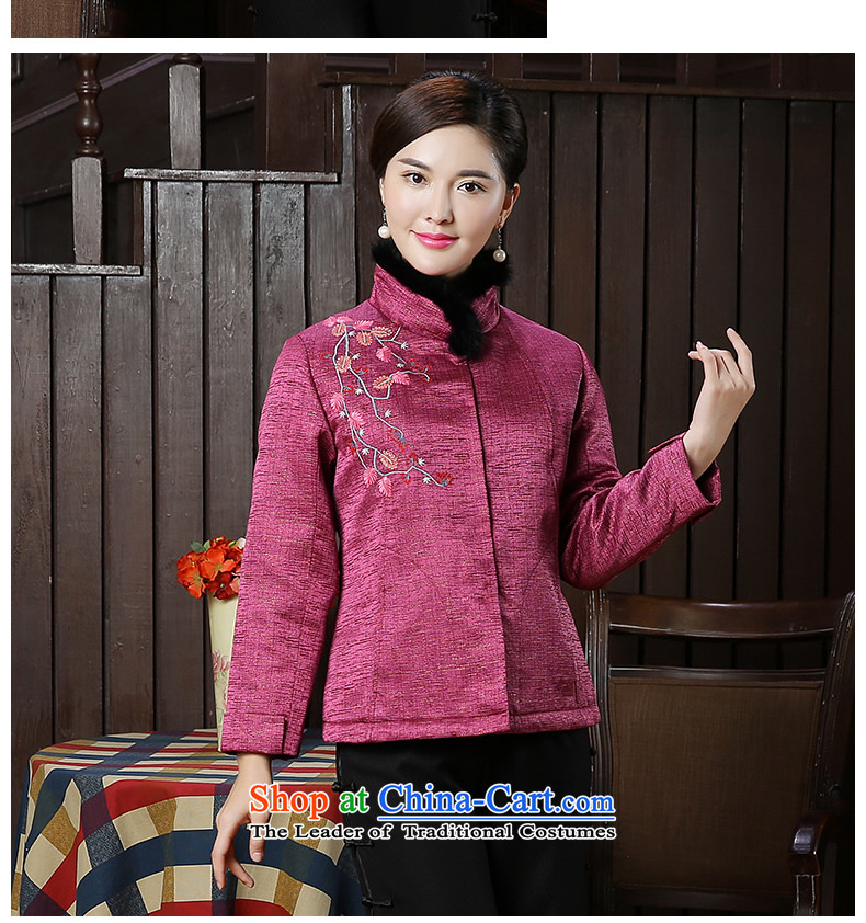[Sau Kwun Tong] umeka spirit for autumn and winter 2015 new exquisite embroidery warm jacket for the gross Tang TC51016 PEACH XL Photo, prices, brand platters! The elections are supplied in the national character of distribution, so action, buy now enjoy more preferential! As soon as possible.